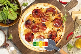 Pizza piccante au chorizo