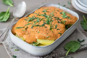 Gratin de pommes de terre aux tomates séchées