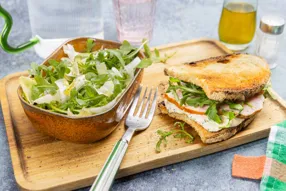 Sandwich de rôti de porc façon vitello tonnato (au thon)