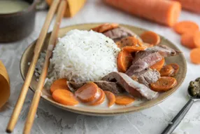 Curry vert de boeuf au lait de coco