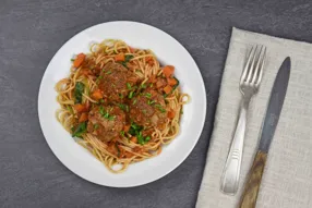 Spaghettis aux boulettes de boeuf