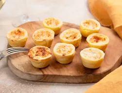 Mini quiches aux 3 fromages (9 pièces - 200g)