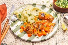 Boulette de porc façon osso buco et gremolata