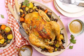 Poulet rôti au mélange forestier