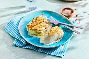 Lieu noir au four et gratin de fenouil au parmesan