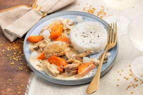 Blanquette de dinde à la truffe et champignons